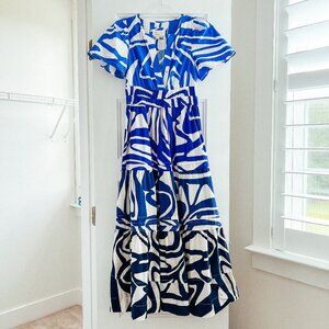 Anthropologie Somerset Maxi Dress - Slate Blue